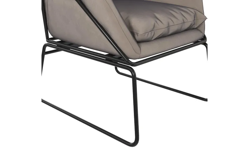 Yianni Lenestol - Grå - Møbler - Stoler & lenestoler - Lenestoler