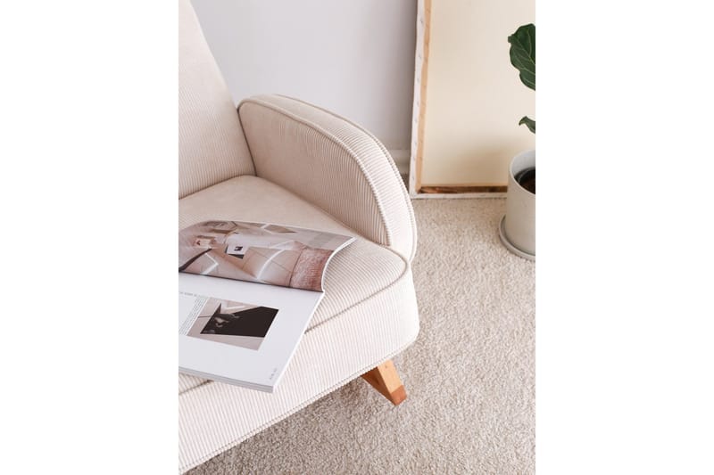 Yoko Lenestol - Hvit - Møbler - Stoler & lenestoler - Gyngestoler