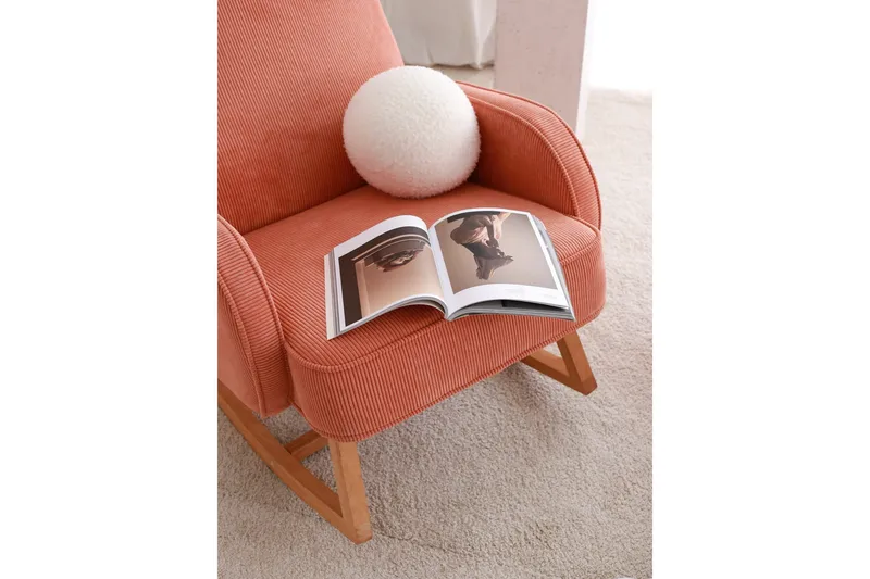 Yoko Lenestol - Koral - Møbler - Stoler & lenestoler - Gyngestoler