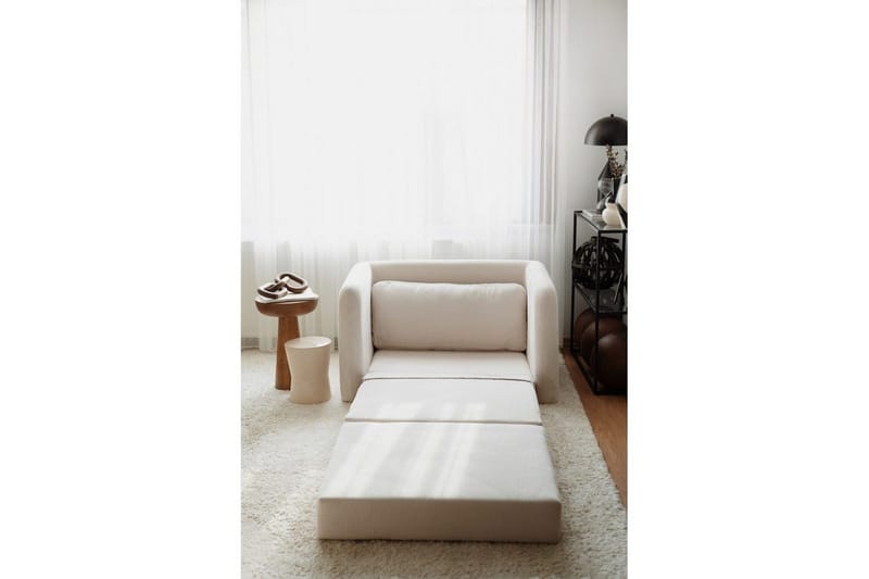 Zalven Sovelenestol - Hvit - Møbler - Sofaer - Sovesofaer