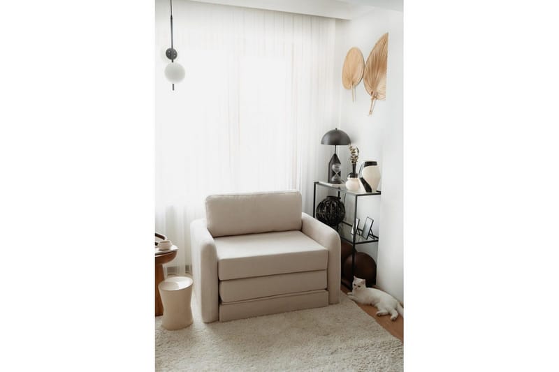 Zalven Sovelenestol - Hvit - Møbler - Sofaer - Sovesofaer