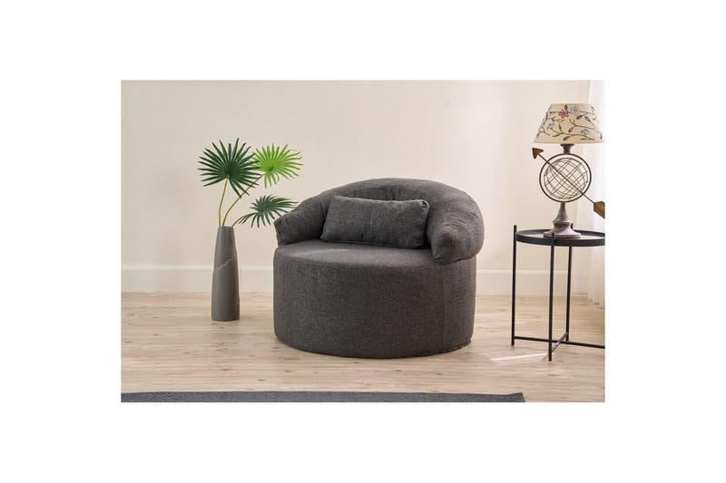 Zevon Lenestol - Antrasitt - Møbler - Stoler & lenestoler - Lenestoler - Lenestoler uten armlene