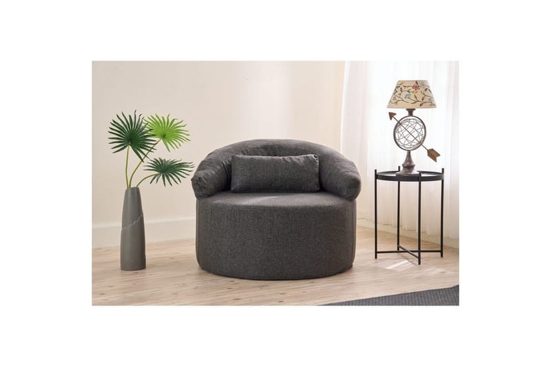 Zevon Lenestol - Antrasitt - Møbler - Stoler & lenestoler - Lenestoler - Lenestoler uten armlene