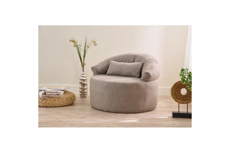 Zevon Lenestol - Brun - Møbler - Stoler & lenestoler - Lenestoler - Lenestoler uten armlene