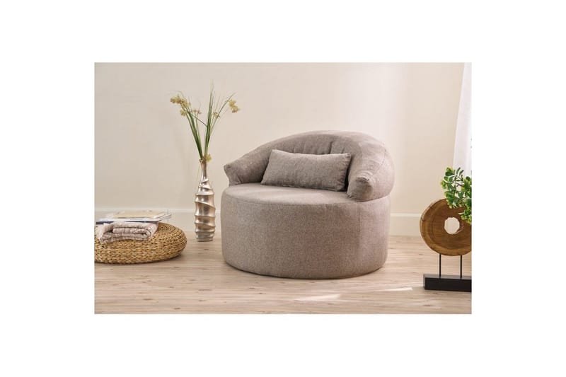 Zevon Lenestol - Brun - Møbler - Stoler & lenestoler - Lenestoler - Lenestoler uten armlene