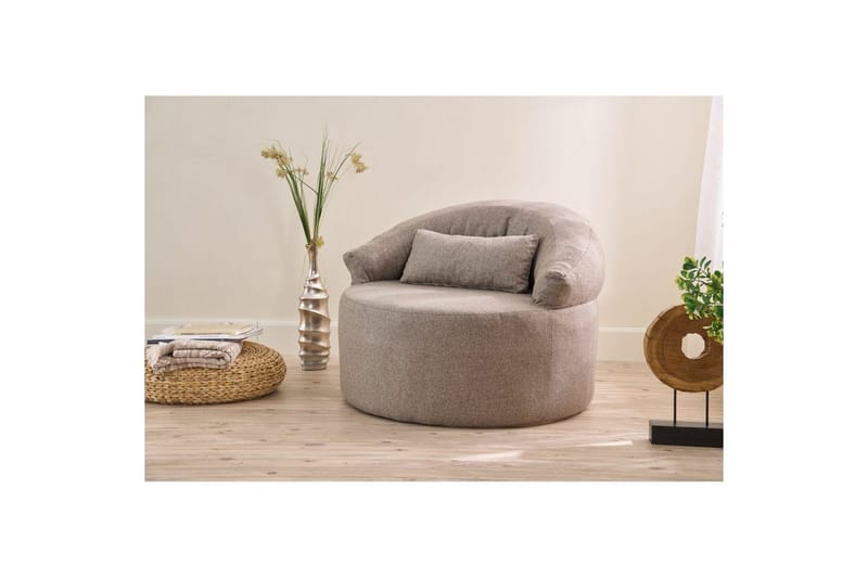 Zevon Lenestol - Brun - Møbler - Stoler & lenestoler - Lenestoler - Lenestoler uten armlene