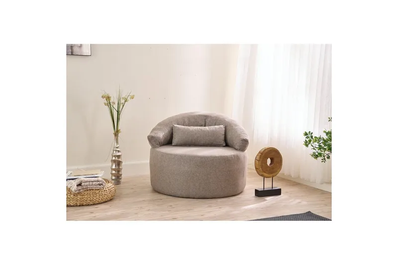 Zevon Lenestol - Brun - Møbler - Stoler & lenestoler - Lenestoler - Lenestoler uten armlene