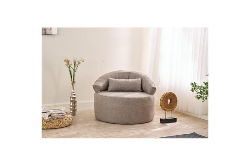 Zevon Lenestol - Brun - Møbler - Stoler & lenestoler - Lenestoler - Lenestoler uten armlene