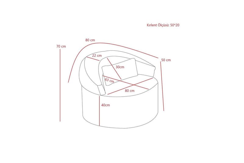 Zevon Lenestol - Grå - Møbler - Stoler & lenestoler - Lenestoler - Lenestoler uten armlene