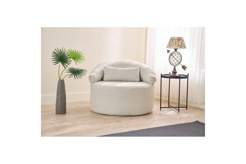 Zevon Lenestol - Krem - Møbler - Stoler & lenestoler - Lenestoler - Lenestoler uten armlene