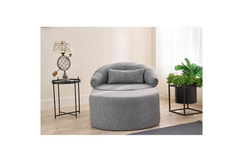 Zevon Sovelenestol - Grå - Møbler - Sofaer - Sovesofaer