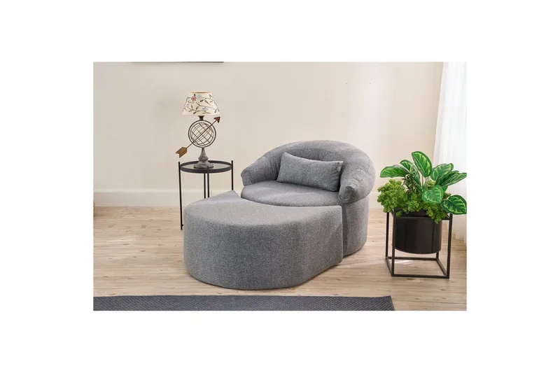 Zevon Sovelenestol - Grå - Møbler - Sofaer - Sovesofaer