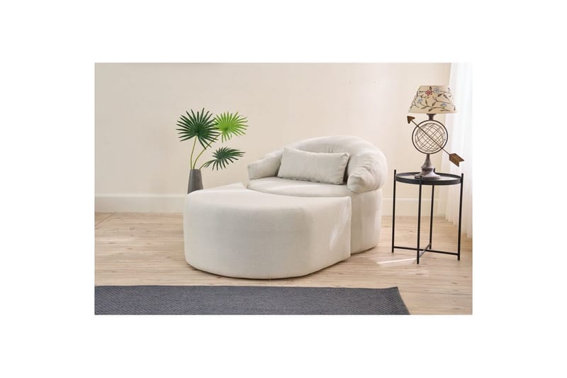 Zevon Sovelenestol - Krem - Møbler - Sofaer - Sovesofaer