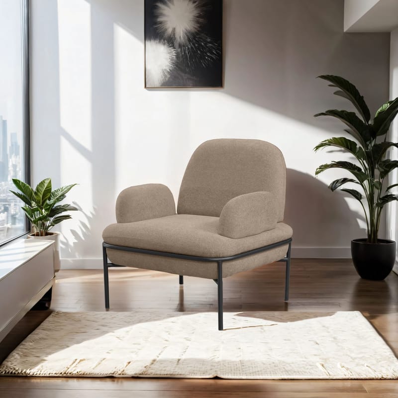 Zyricus lenestol Teddy - Cappuccino - Møbler - Stoler & lenestoler - Lenestoler