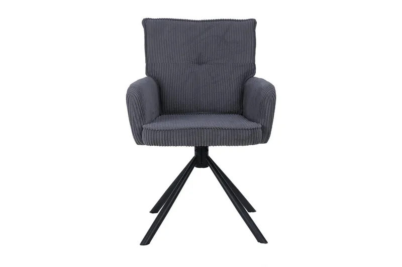 Les Karmstol - Grå - Møbler - Stoler & lenestoler - Spisestuestoler & kjøkkenstoler