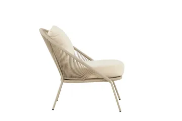 Lindos lenestol utendørs - Beige - Hagemøbler - Loungemøbler - Loungestol ute