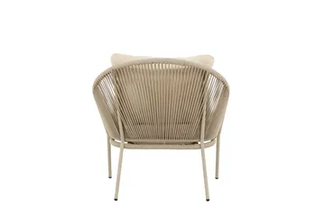 Lindos lenestol utendørs - Beige - Hagemøbler - Loungemøbler - Loungestol ute