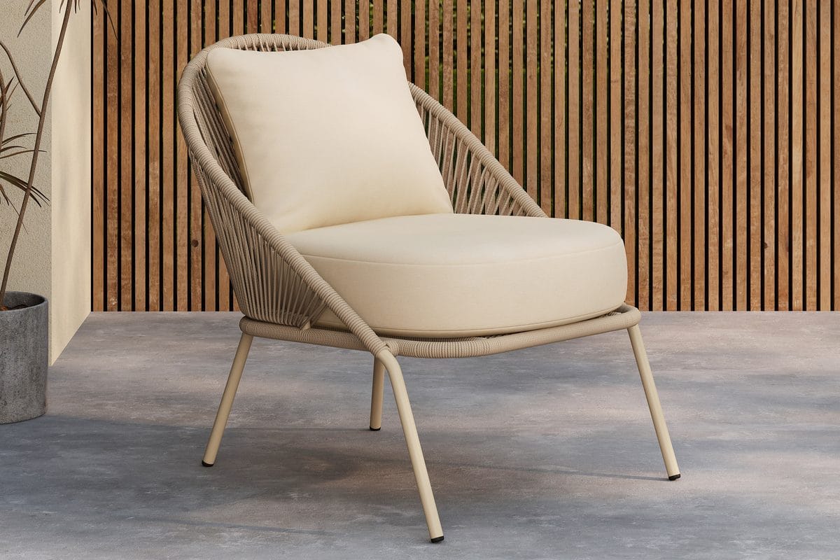 Lindos lenestol utendørs - Beige