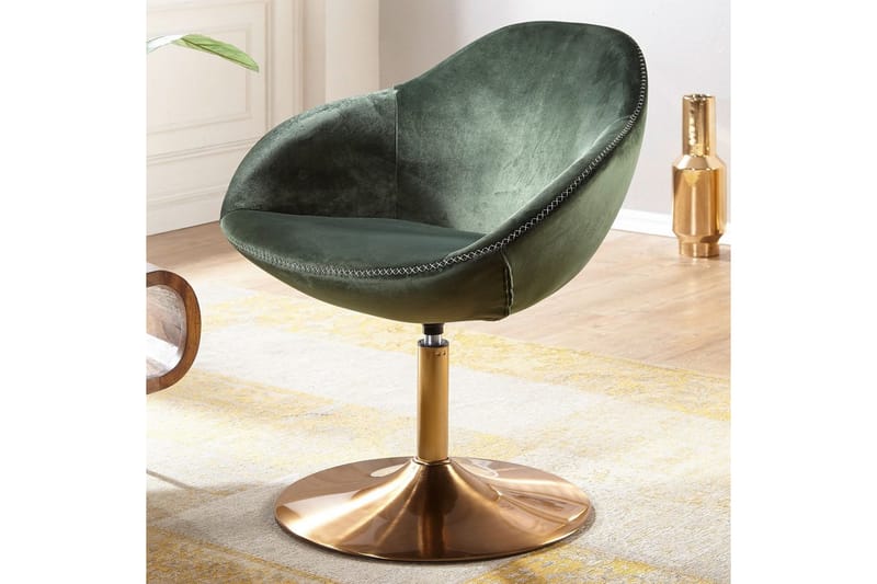Lounge & Cocktail Stol Wohnling Siran Fløyels Polstret Industriell - Møbler - Stoler & lenestoler - Lenestoler
