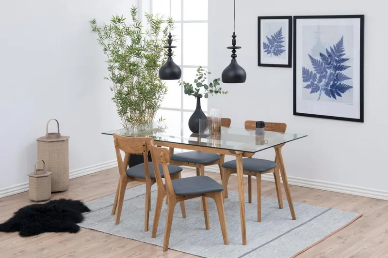 Luetta Spisestol - Grå - Møbler - Stoler & lenestoler - Spisestuestoler & kjøkkenstoler