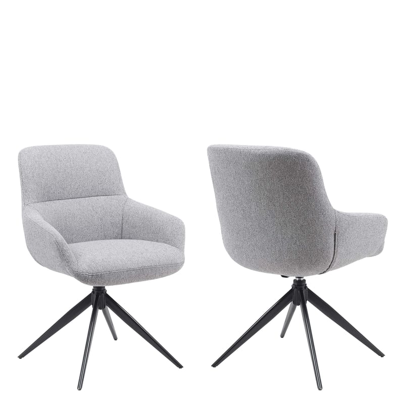 Lyrin Kontorstol 2-pakning - Grå - Møbler - Stoler & lenestoler - Kontorstol & skrivebordsstol