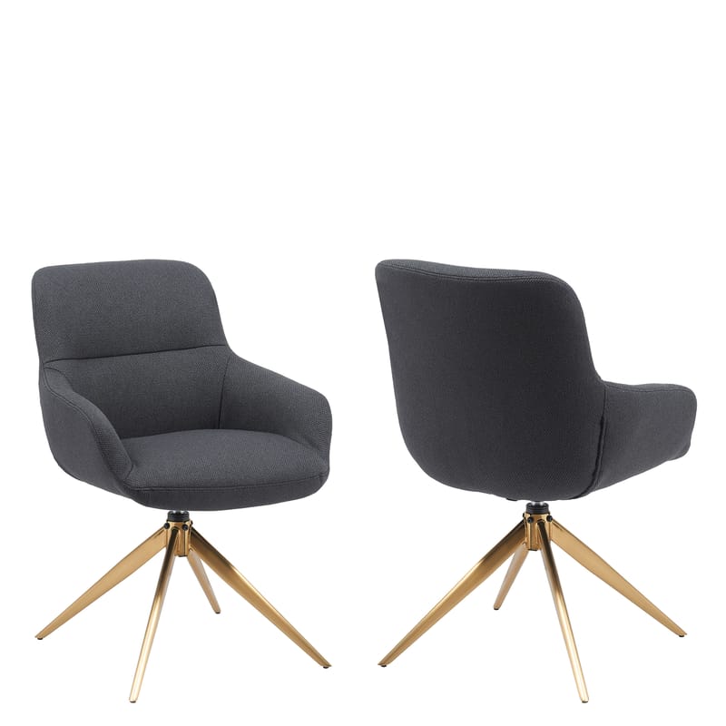 Lyrin Kontorstol 2-pakning - Beige - Møbler - Stoler & lenestoler - Kontorstol & skrivebordsstol