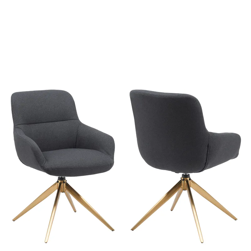 Lyrin Kontorstol 2-pakning - Beige - Møbler - Stoler & lenestoler - Kontorstol & skrivebordsstol