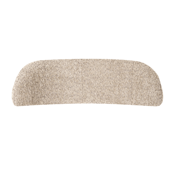 Makela Modern Rund Lenestol i Bouclé - Lys Taupe - Møbler - Stoler & lenestoler - Lenestoler