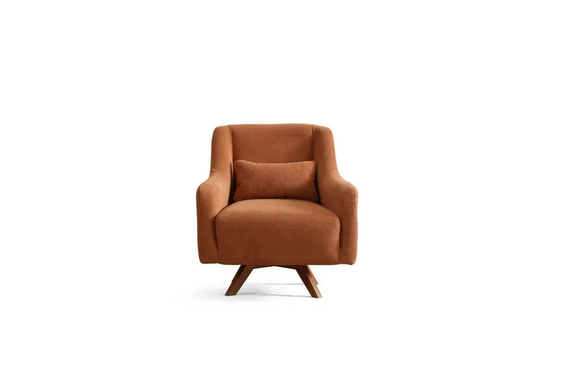 Malkiat Lounge lenestol - Oransje - Møbler - Stoler & lenestoler - Lenestoler