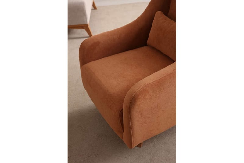 Malkiat Lounge lenestol - Oransje - Møbler - Stoler & lenestoler - Lenestoler
