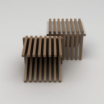 Matira Puff 51 cm - Naturlig tre - Møbler - Stoler & lenestoler - Krakk