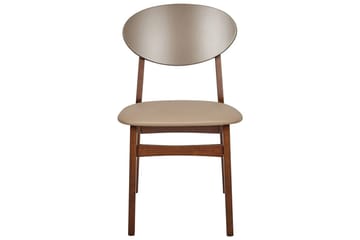 Matsalsstol Beliani Amery set om 2 Ljus Trä-Brun Light brown - Møbler - Stoler & lenestoler - Spisestuestoler & kjøkkenstoler