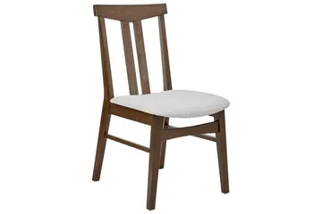 Matsalsstol Beliani Avalon set om 2 Ljus Trä-Beige Light grey - Møbler - Stoler & lenestoler - Spisestuestoler & kjøkkenstoler