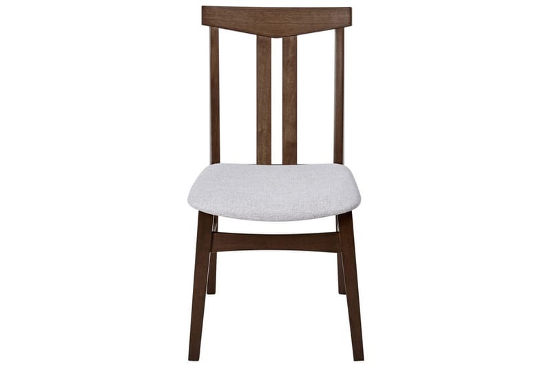 Matsalsstol Beliani Avalon set om 2 Ljus Trä-Beige Light grey - Møbler - Stoler & lenestoler - Spisestuestoler & kjøkkenstoler