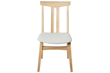 Matsalsstol Beliani Avalon set om 2 Ljus Trä-Beige Ljusbeige - Møbler - Stoler & lenestoler - Spisestuestoler & kjøkkenstoler