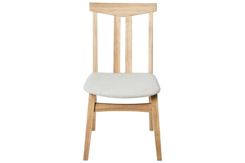 Matsalsstol Beliani Avalon set om 2 Ljus Trä-Beige Ljusbeige - Møbler - Stoler & lenestoler - Spisestuestoler & kjøkkenstoler