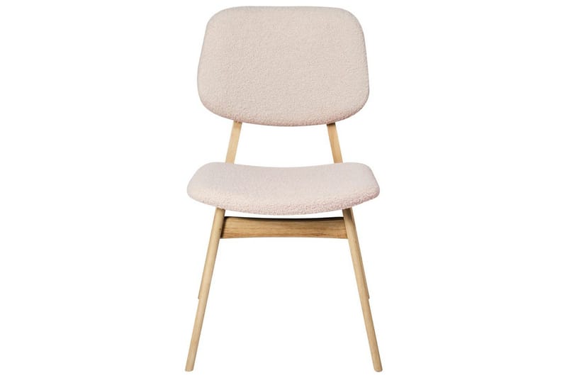 Matsalsstol Beliani Ella set om 2 Ljus Trä-Beige Ljusbeige VALUE_MISSING_18307 - Møbler - Stoler & lenestoler - Spisestuestoler & kjøkkenstoler