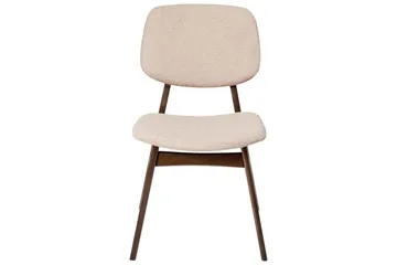 Matsalsstol Beliani Ella set om 2 Ljus Trä-Beige Ljusbeige - Møbler - Stoler & lenestoler - Spisestuestoler & kjøkkenstoler