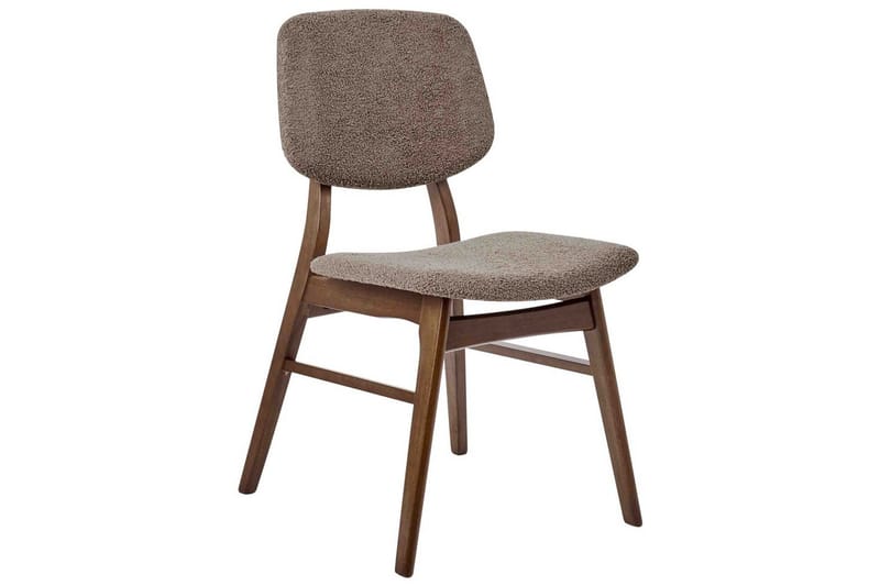 Matsalsstol Beliani Ella set om 2 Ljus Trä-Beige Taupe VALUE_MISSING_18305 - Møbler - Stoler & lenestoler - Spisestuestoler & kjøkkenstoler