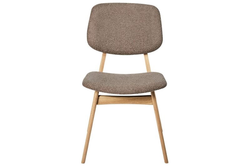 Matsalsstol Beliani Ella set om 2 Ljus Trä-Beige Taupe VALUE_MISSING_18306 - Møbler - Stoler & lenestoler - Spisestuestoler & kjøkkenstoler