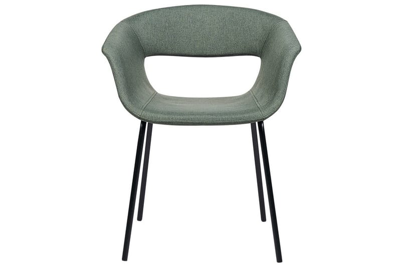 Matsalsstol Beliani Elma set om 2 Blå-Svart Dark green - Møbler - Stoler & lenestoler - Spisestuestoler & kjøkkenstoler