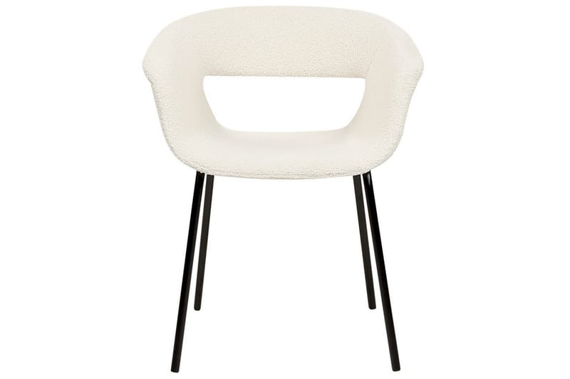 Matsalsstol Beliani Elma set om 2 Blå-Svart Off White - Møbler - Stoler & lenestoler - Spisestuestoler & kjøkkenstoler