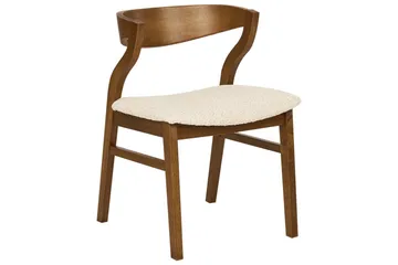 Matsalsstol Beliani Maroa set om 2 Ljusbeige - Møbler - Stoler & lenestoler - Spisestuestoler & kjøkkenstoler