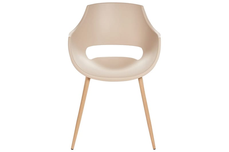 Matsalsstol Beliani Millers set om 4 Beige-Ljust Trä Beige - Møbler - Stoler & lenestoler - Spisestuestoler & kjøkkenstoler