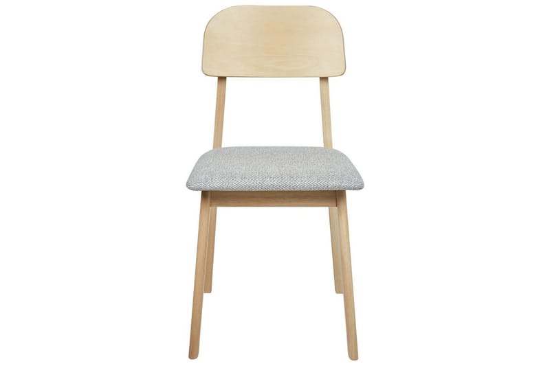 Matsalsstol Beliani Scandia set om 2 Ljus Trä-Beige Light grey - Møbler - Stoler & lenestoler - Spisestuestoler & kjøkkenstoler