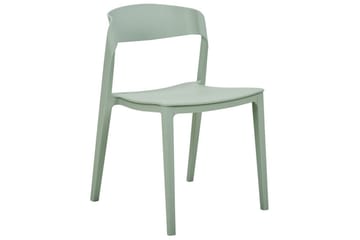 Matsalsstol Beliani Somers set om 2 Beige Mint Green - Møbler - Stoler & lenestoler - Spisestuestoler & kjøkkenstoler