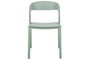 Matsalsstol Beliani Somers set om 2 Beige Mint Green - Møbler - Stoler & lenestoler - Spisestuestoler & kjøkkenstoler