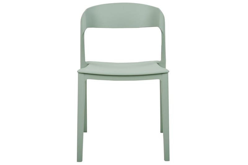 Matsalsstol Beliani Somers set om 2 Beige Mint Green - Møbler - Stoler & lenestoler - Spisestuestoler & kjøkkenstoler