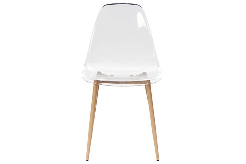 Matsalsstol Beliani Takilma set om 4 Transparent - Møbler - Stoler & lenestoler - Spisestuestoler & kjøkkenstoler