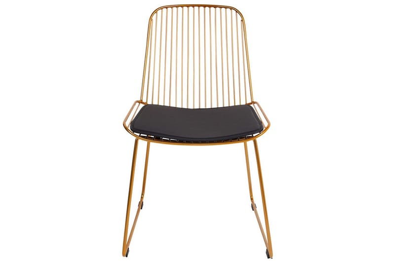 Matsalsstol Beliani Pensacola set om 2 GOLD - Møbler - Stoler & lenestoler - Spisestuestoler & kjøkkenstoler